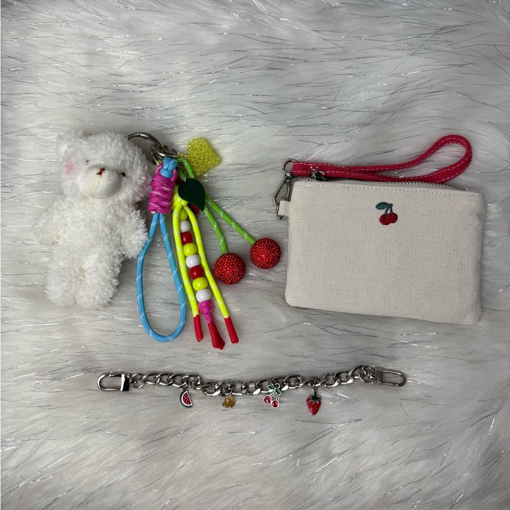 MADDEN GIRL cherry canvas mini tote bag - Picture 9 of 10